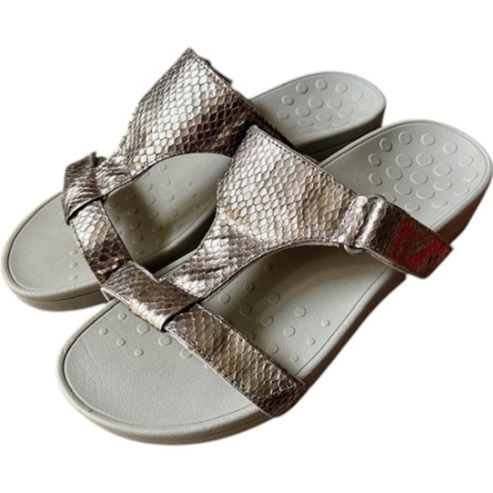 Vionic Vegan Pacific Ellie Snake Slides Adjustabl… - image 2